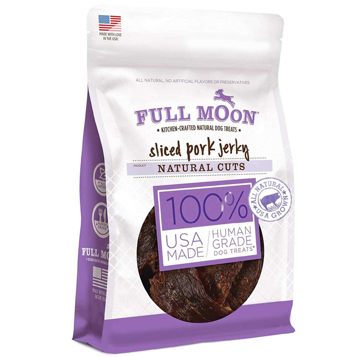 Natural Cut Pork Jerky Dog Treats P8427