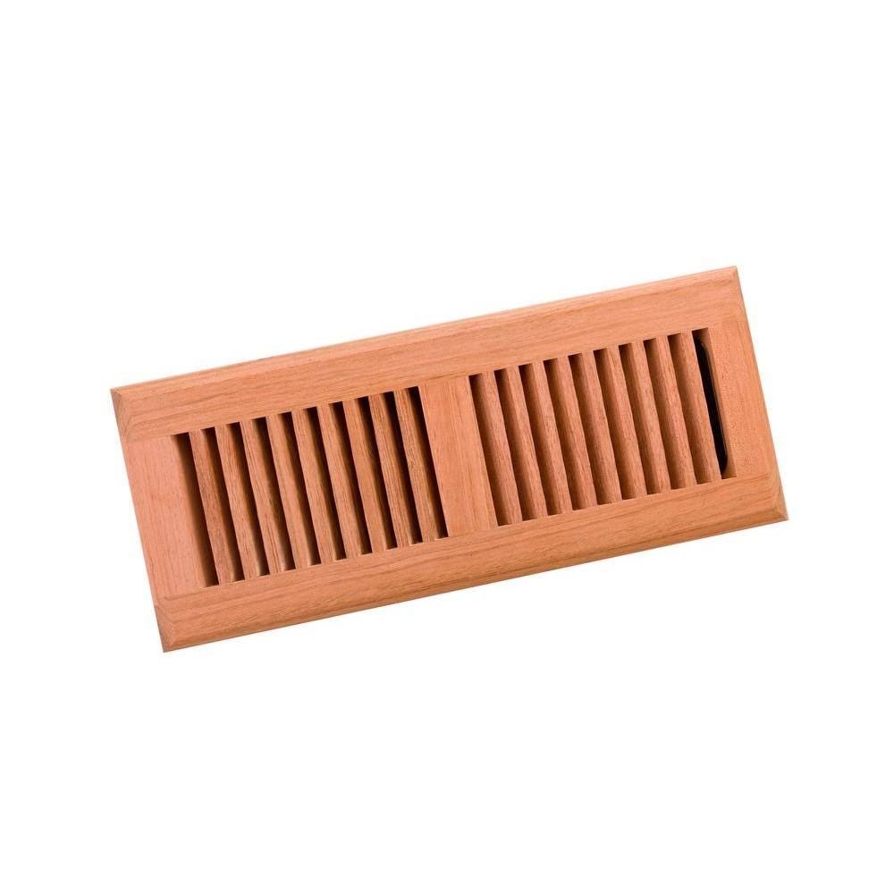 Wood Brazilian Cherry Unfinished Surface Mount Register R86549