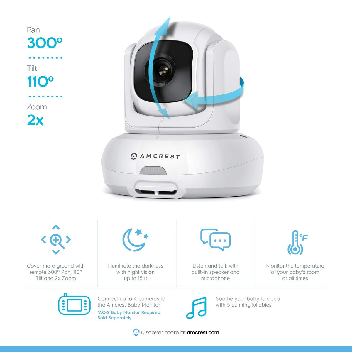 Video Baby Monitor with Camera and Audio U257556
