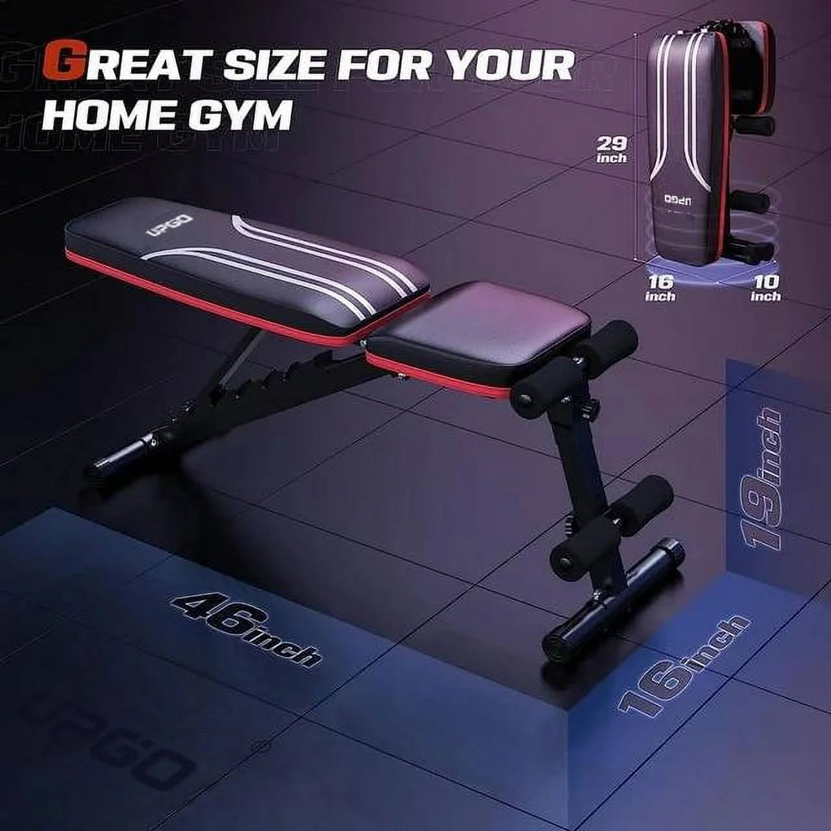 Adjustable Folding Weight Bench C1065