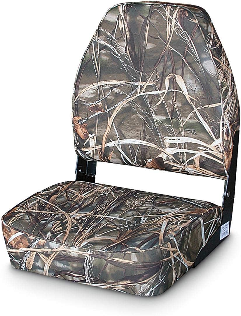 High-Back Camo Boat Seat R106
