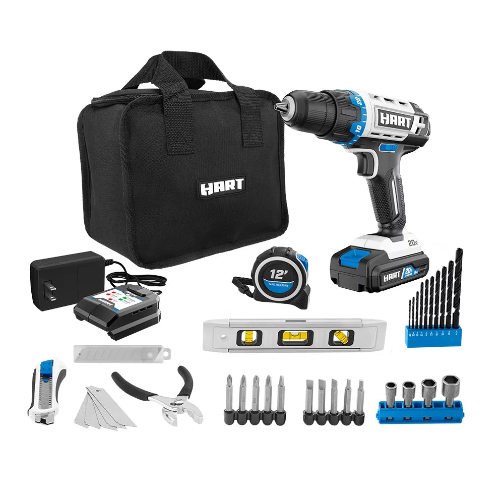 20-Volt Cordless Drill Driver and Mechanics Set V6628