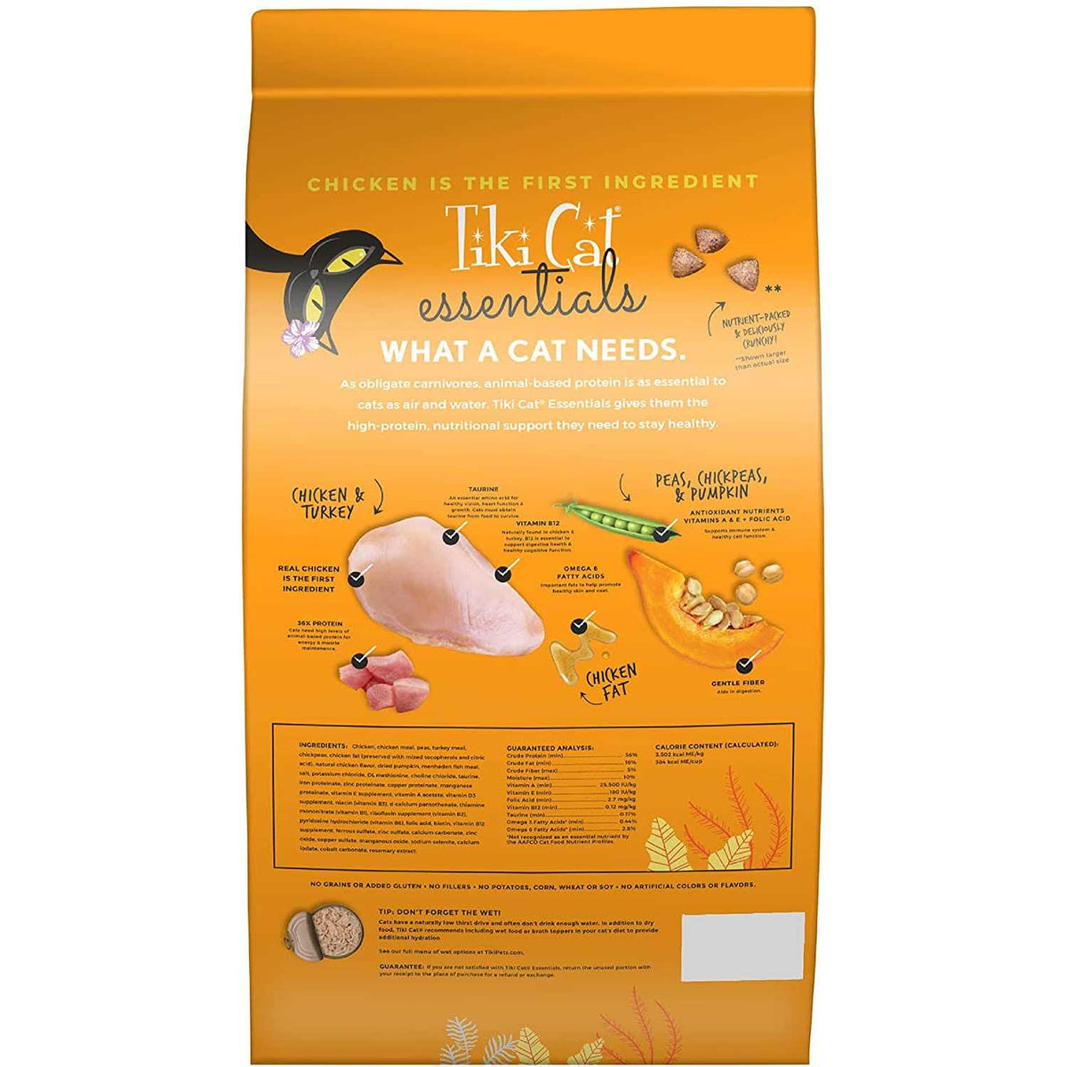 Chicken & Turkey Meal Recipe Dry Cat Food U3601