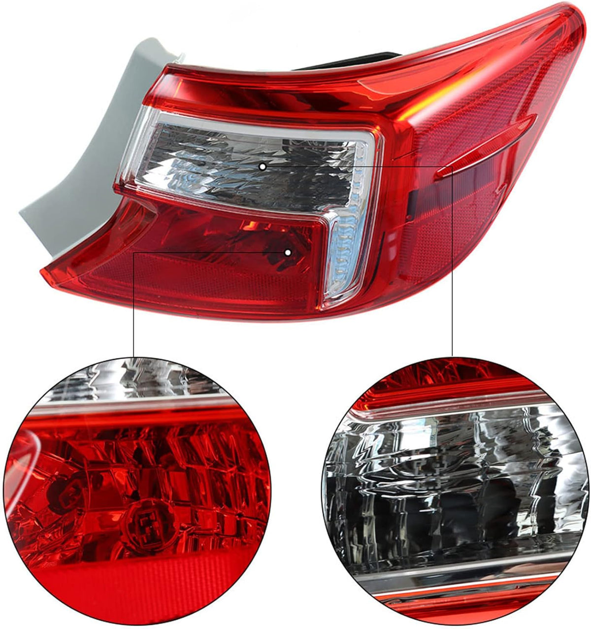 Halogen Rear Brake Tail Light Assembly Driver Left Side & Passenger Right Side T352791