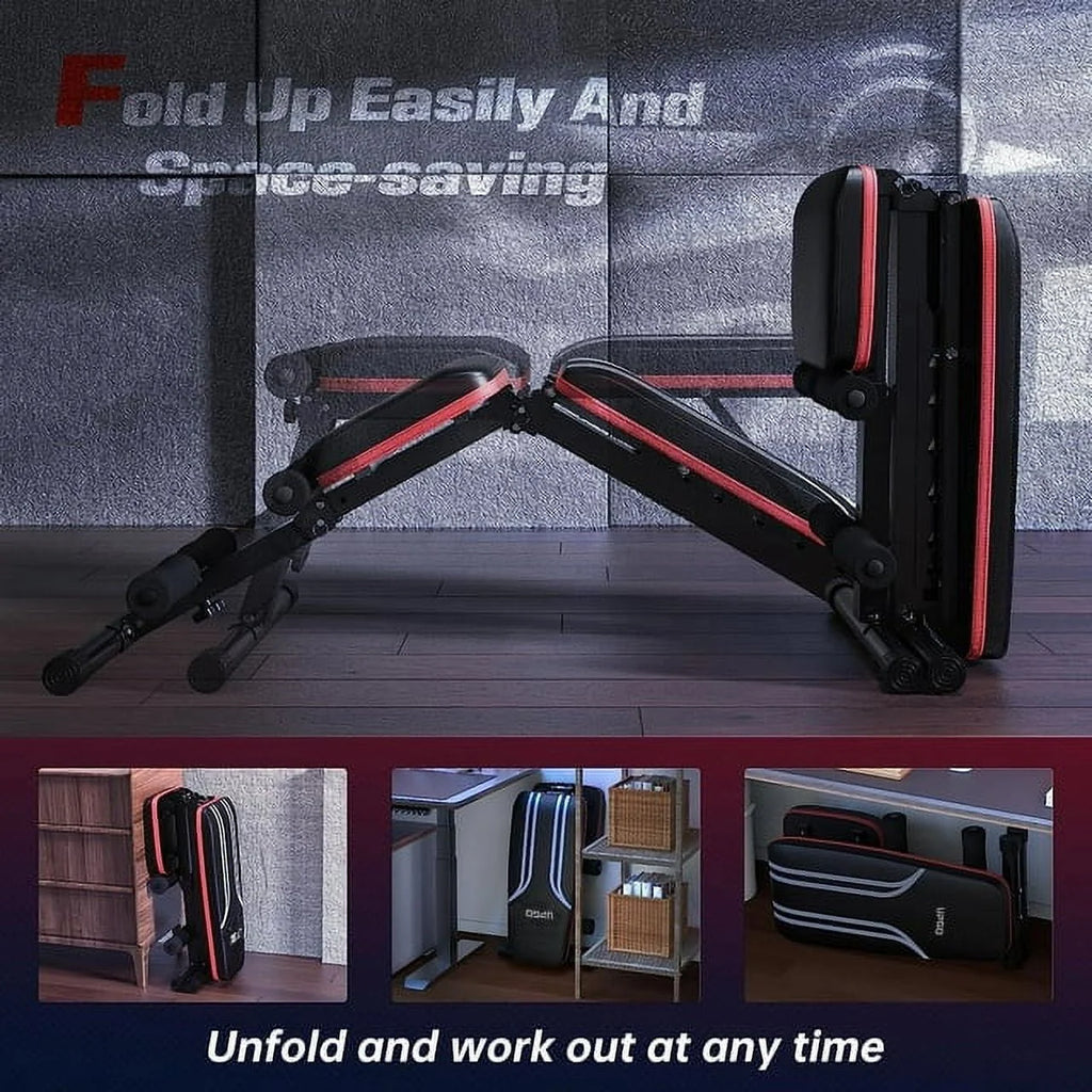 Adjustable Folding Weight Bench C1065