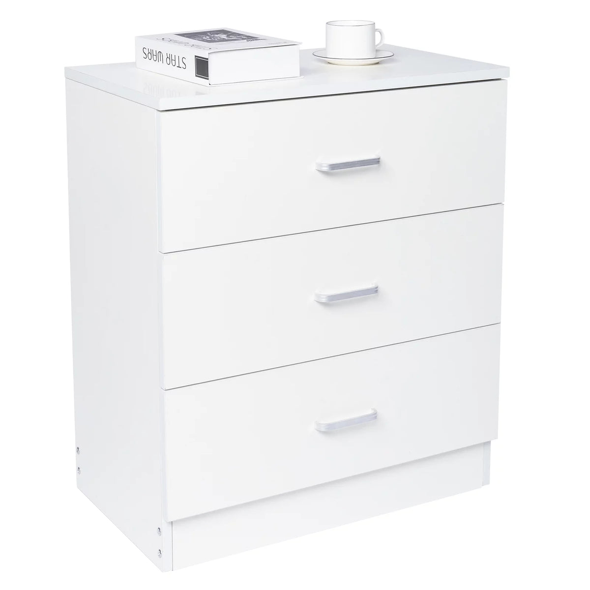 Wooden 3 Drawer Nightstand W478738