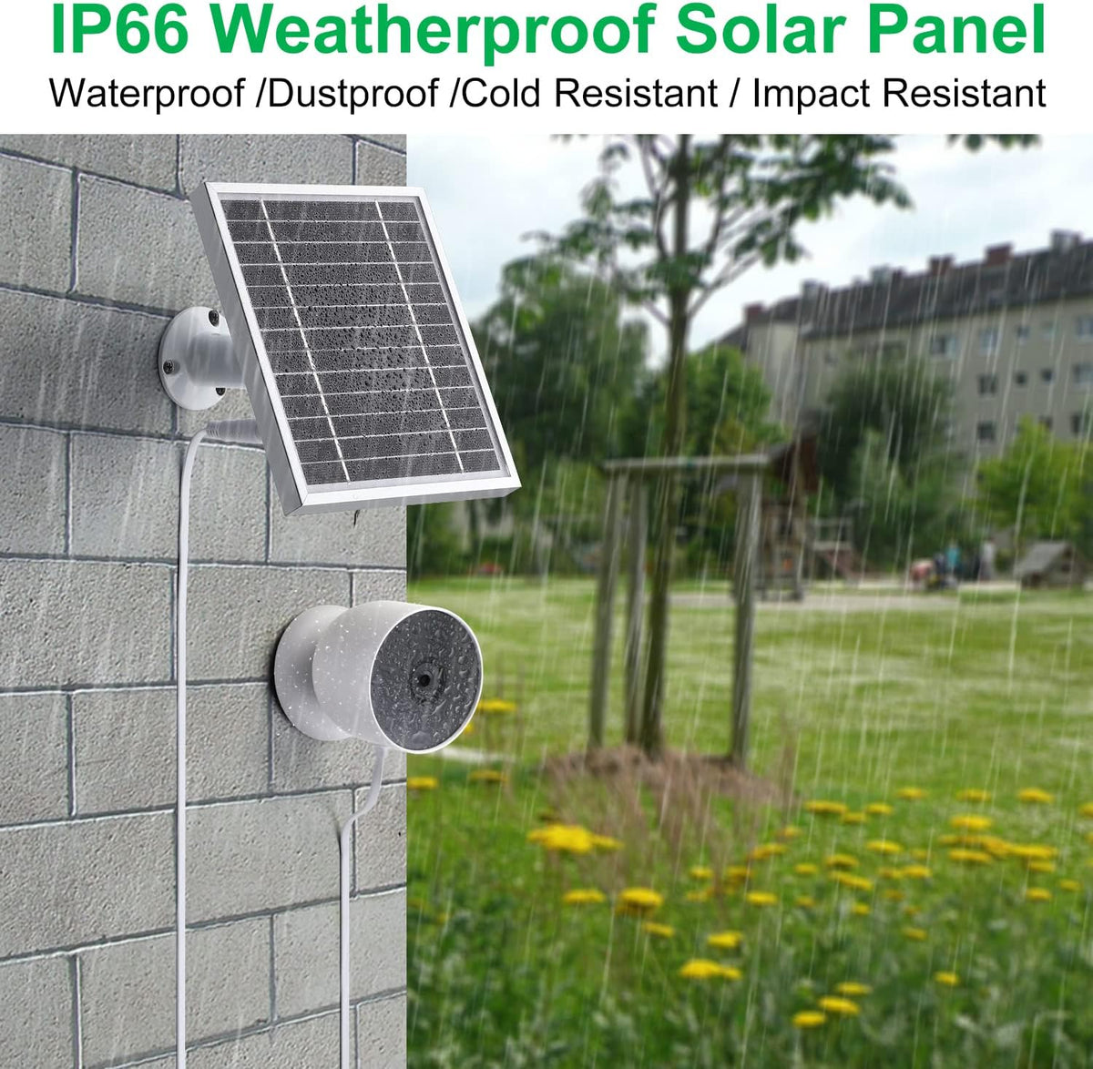 2 Pack Solar Panel for Camera R55091