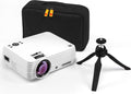 Home Projector with Tripod and Case, 1080p HD J487