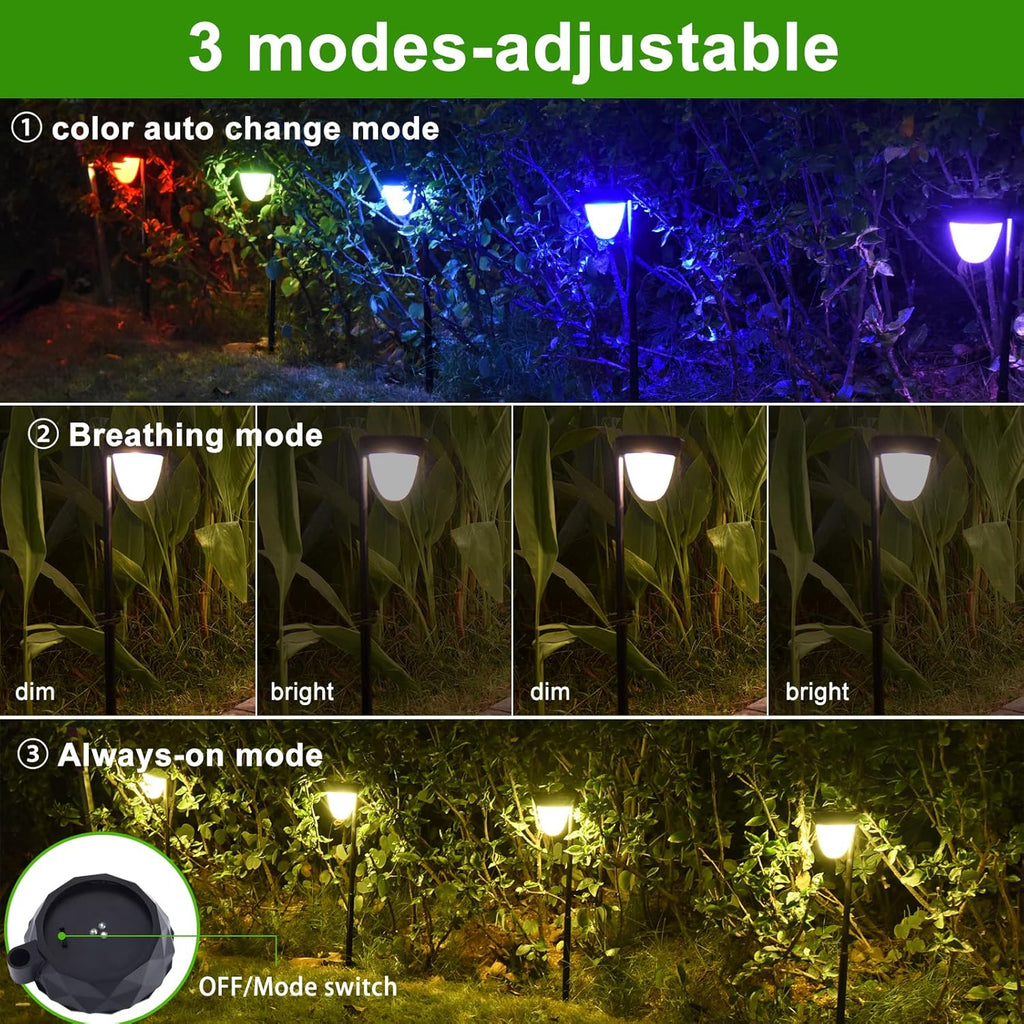 Solar Pathway Lights Outdoor 8 Pack V938