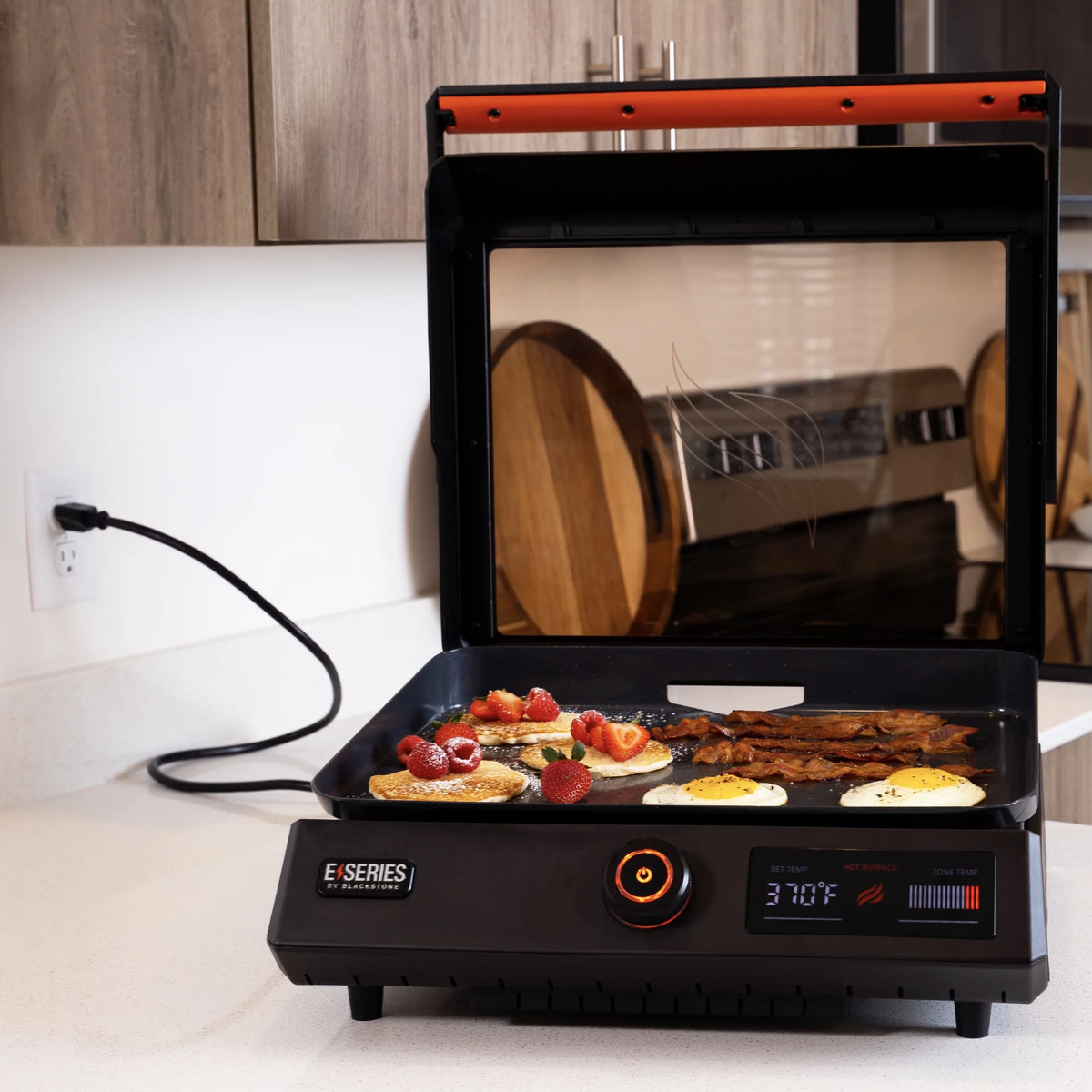 Electric Tabletop Griddle with Hood L5700