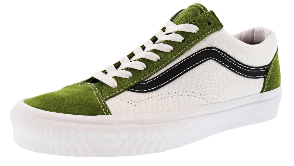 Green True White Skate Shoes V8037