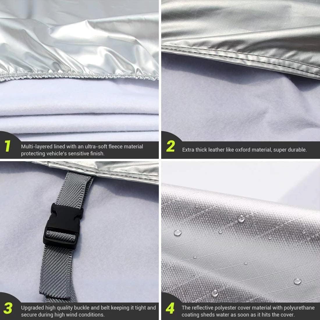 6 Layers Waterproof Car Cover with Lock R951211