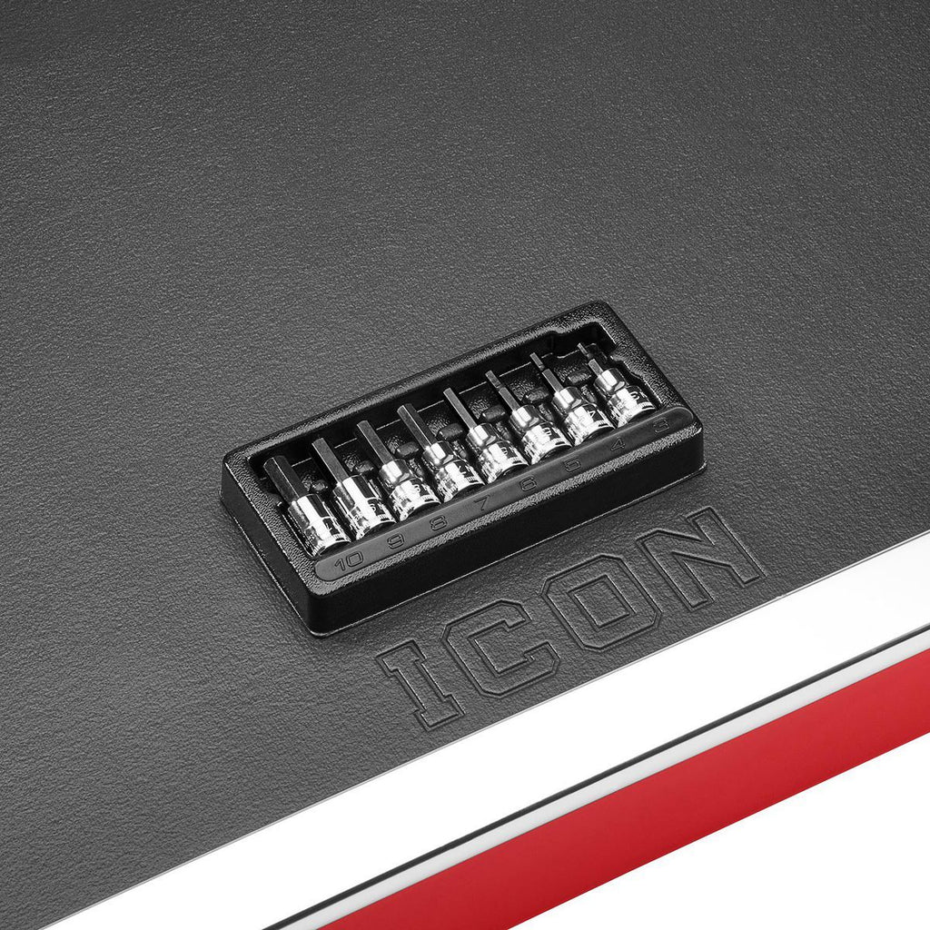 3/8 in. Drive Metric Hex-Bit Socket Set, 8-Piece H27222