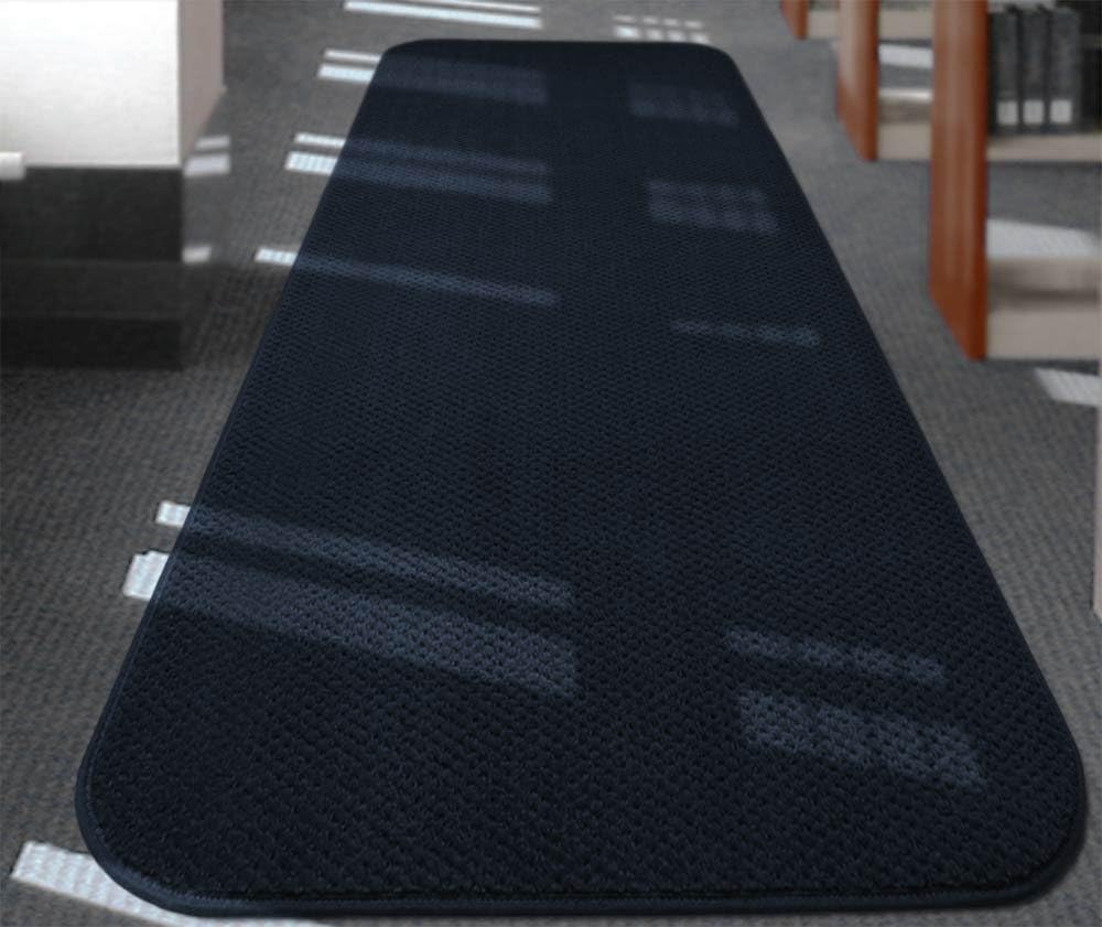 Skid-Resistant Carpet Runner Navy Blue 8 Feet x 27 Inches D448081
