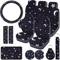 15 Pieces Moon and Stars Car Seat Cover Full Set M655646