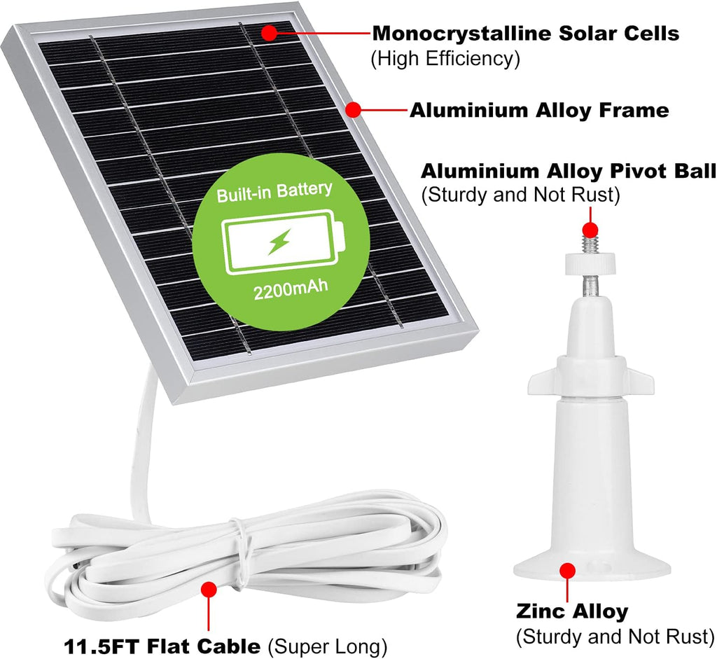 2 Pack Solar Panel for Camera R55091