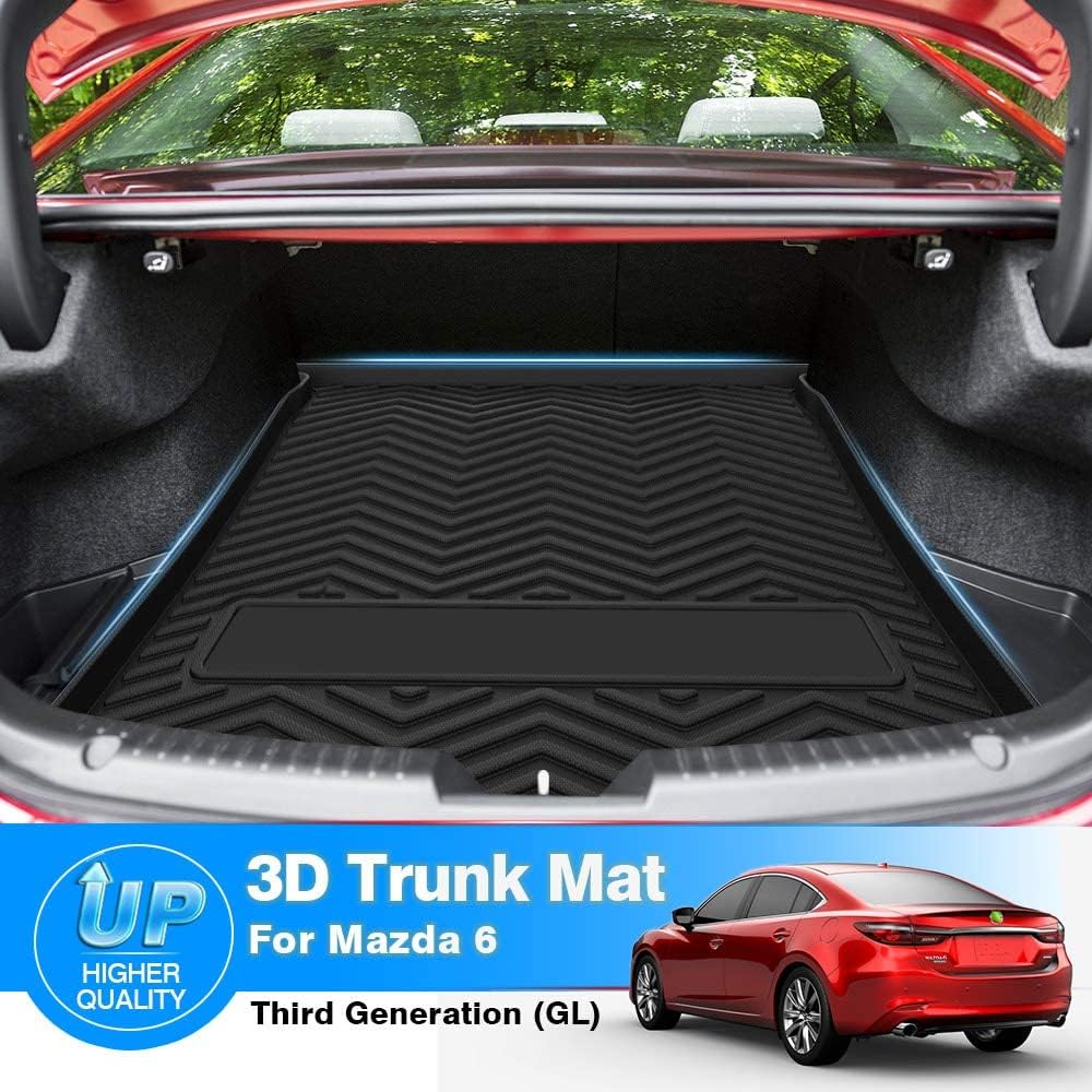 Custom Fit Cargo Liner Trunk Mat Tray All Weather Black I642