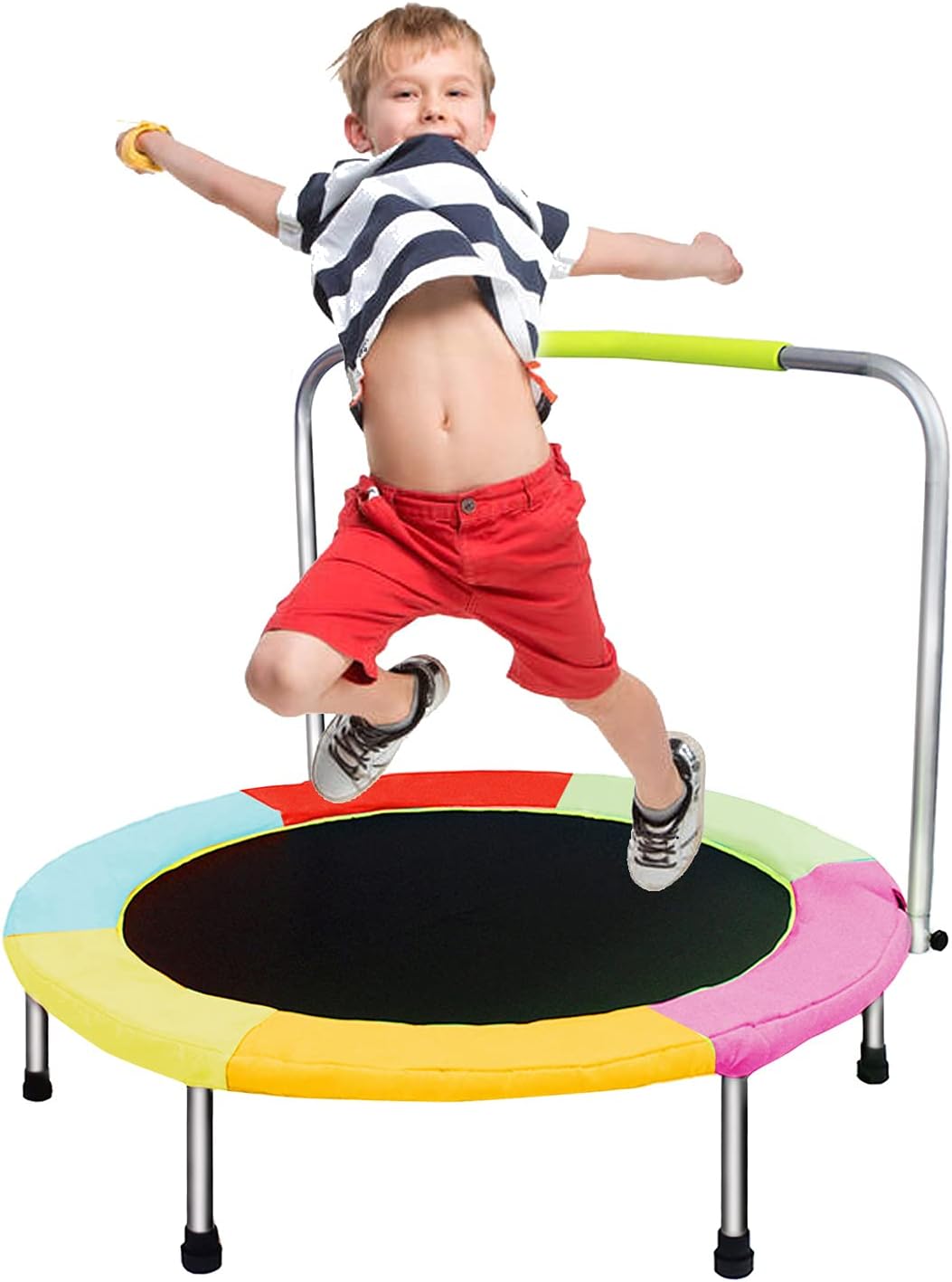 Folding Portable Kids Trampoline with Handle K8136