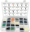 Weatherstrip Retainer Clip Assortment, 600 pcs 24 Sizes G76339