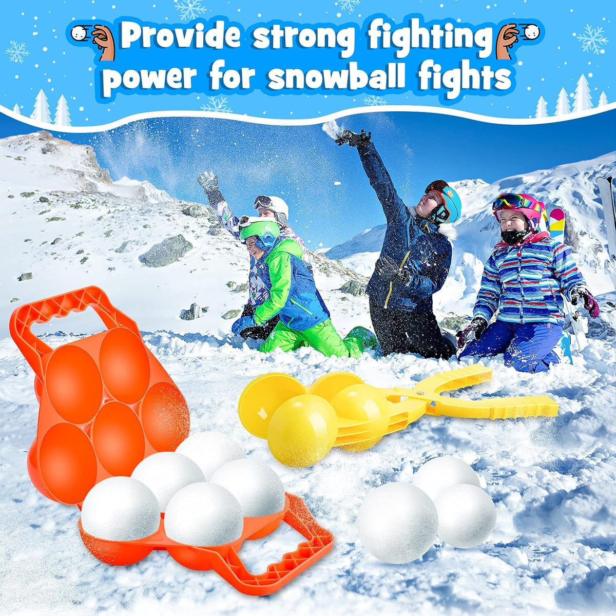 20 PCS Snowball Maker with Carrying Bag Snow Mold X9265