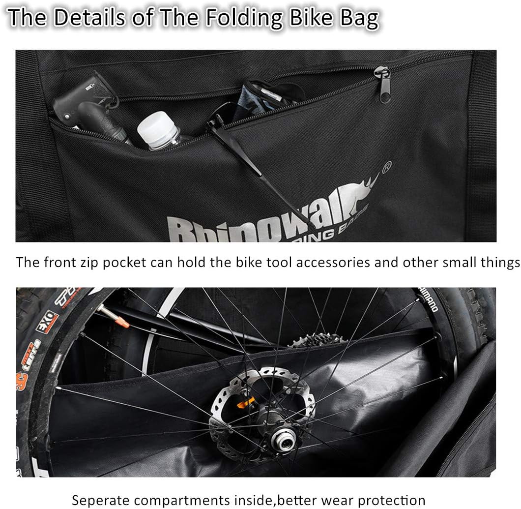 Folding Bike Bag 26 inch to 29 inch Thick Bicycle Travel Case B8942