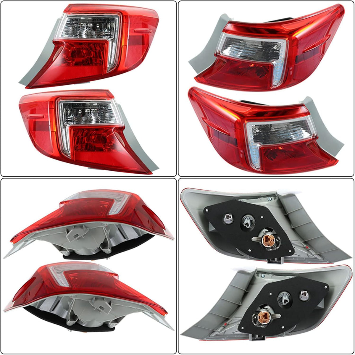 Halogen Rear Brake Tail Light Assembly Driver Left Side & Passenger Right Side T352791
