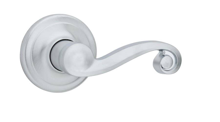Bright Brass Left Hand Double Cylinder Handleset Trim S165