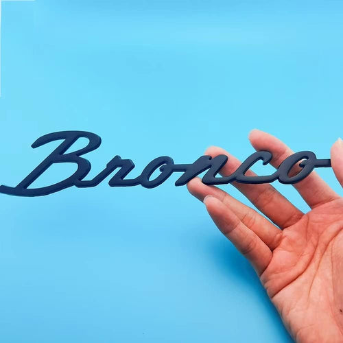 10 Bronco Full Metal 3D Car Decal 2-Pack Black H829930