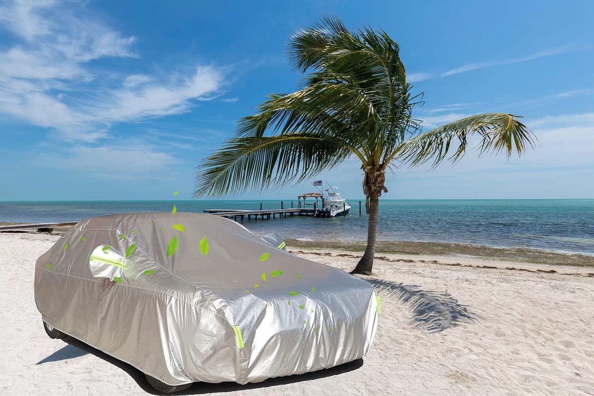 6 Layers Waterproof Car Cover with Lock R951211