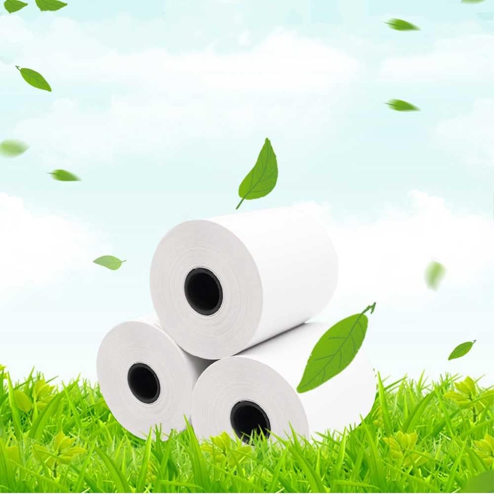 White Thermal Paper Rolls, 10 Rolls N923
