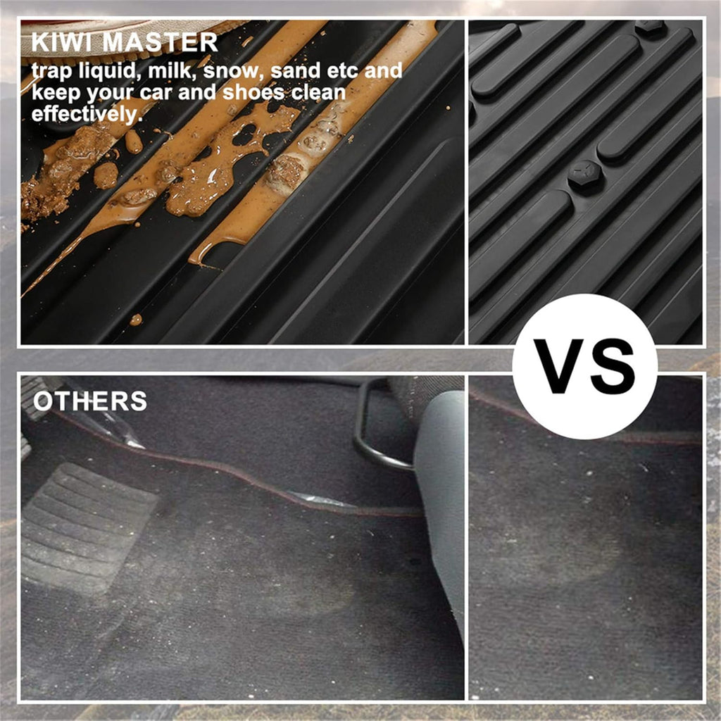 All Weather TPE Floor Mats Front & Rear 2 Row Set V174