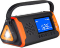 Emergency Weather Crank Radio 6000mAh Solar Hand Crank AM/FM/NOAA E6771