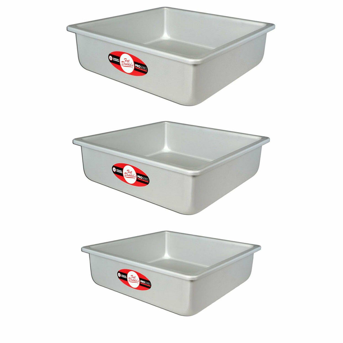 Anodized Aluminum Square Cake Pan Set I810736
