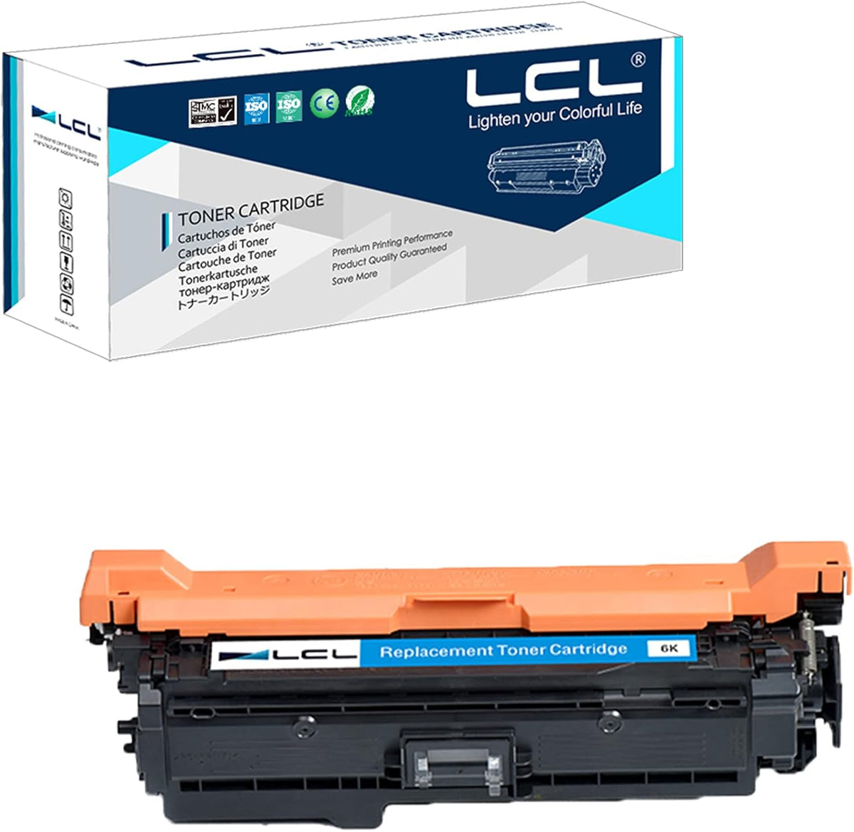 Remanufactured Toner Cartridge Replacement Black 2 Pack A805