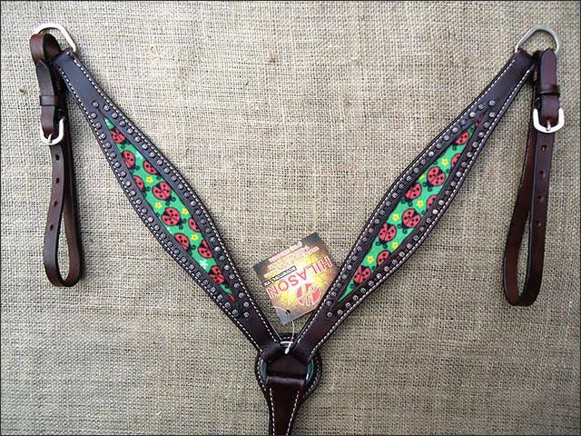 Brown Western Horse Breast Collar D783019