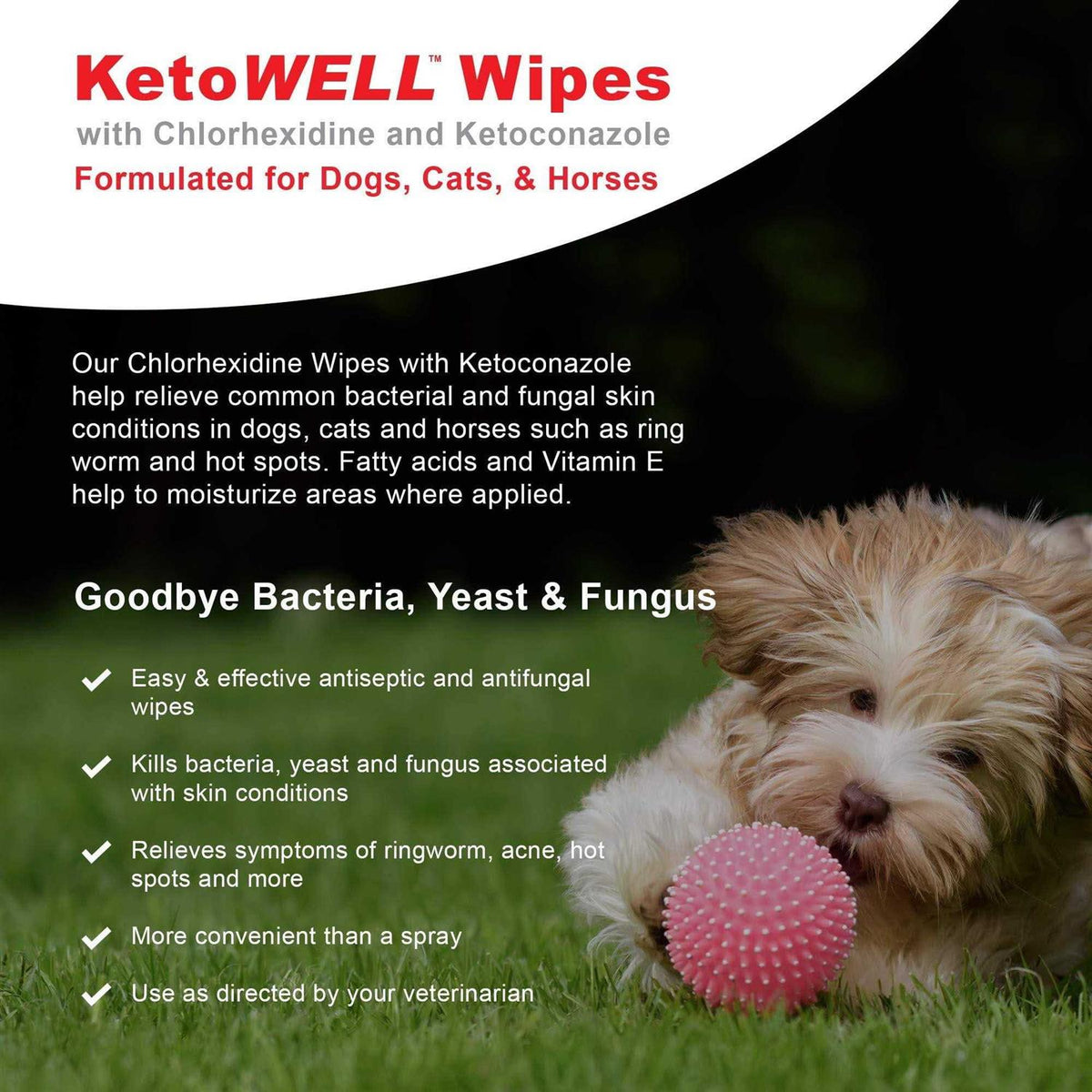 Medicated Pet Wipes with Ketoconazole L848221