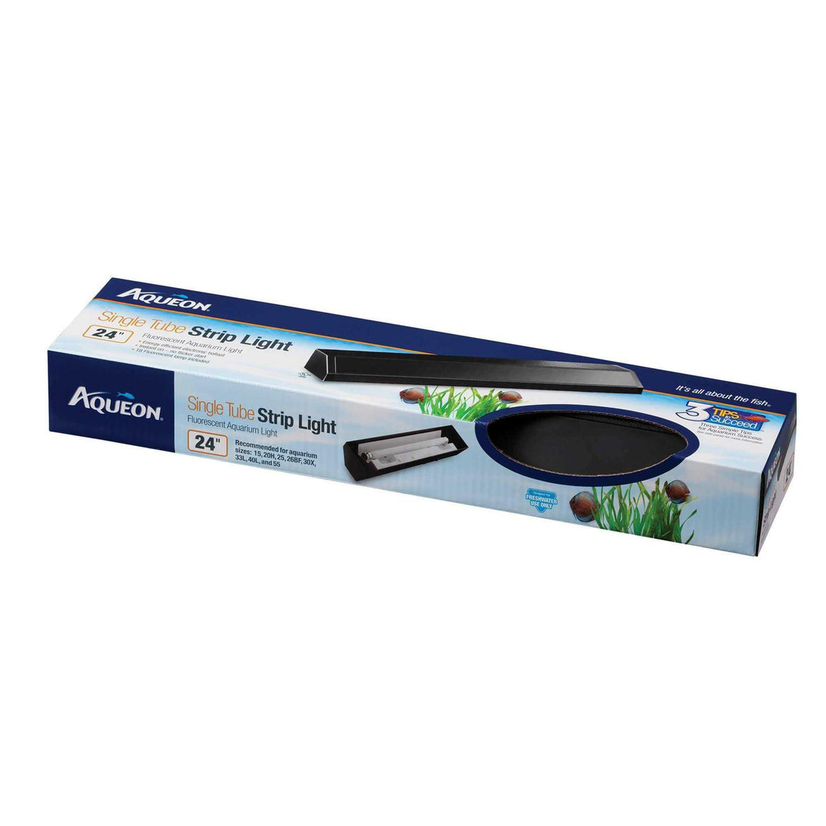 Fluorescent Strip Light Black O49759