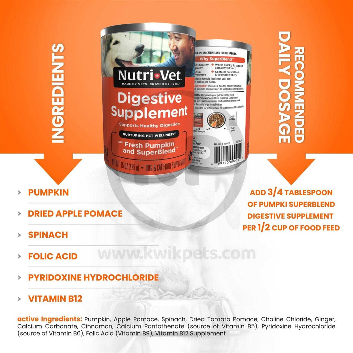 Pumpkin Dog Supplement Q977944
