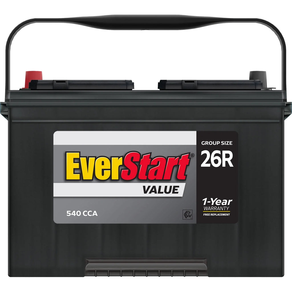 Lead Acid Automotive Battery Group Size 26R 12 Volt 540 CCA D7016
