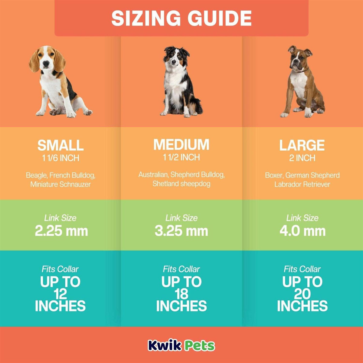 Stainless Dog Prong Training Collar W329