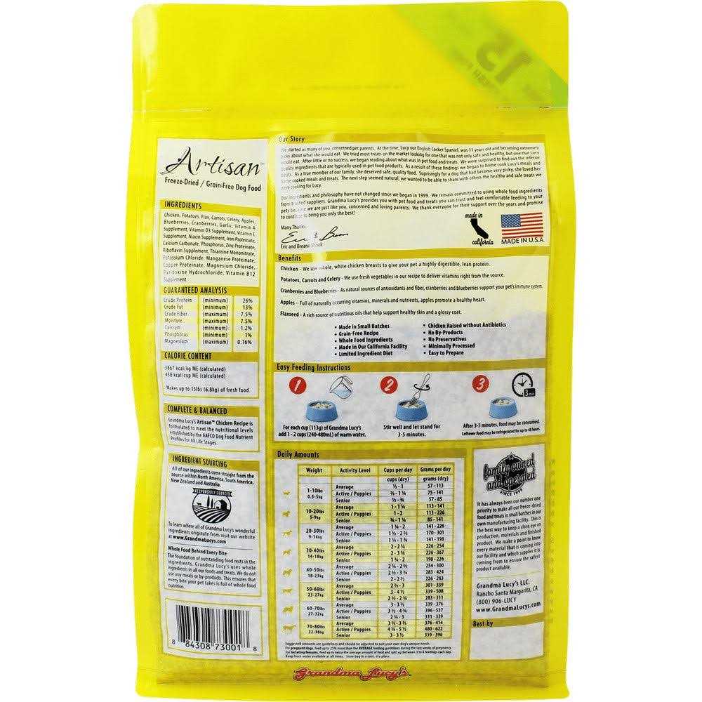 Freeze-Dried Grain-Free Chicken Dog Food B911