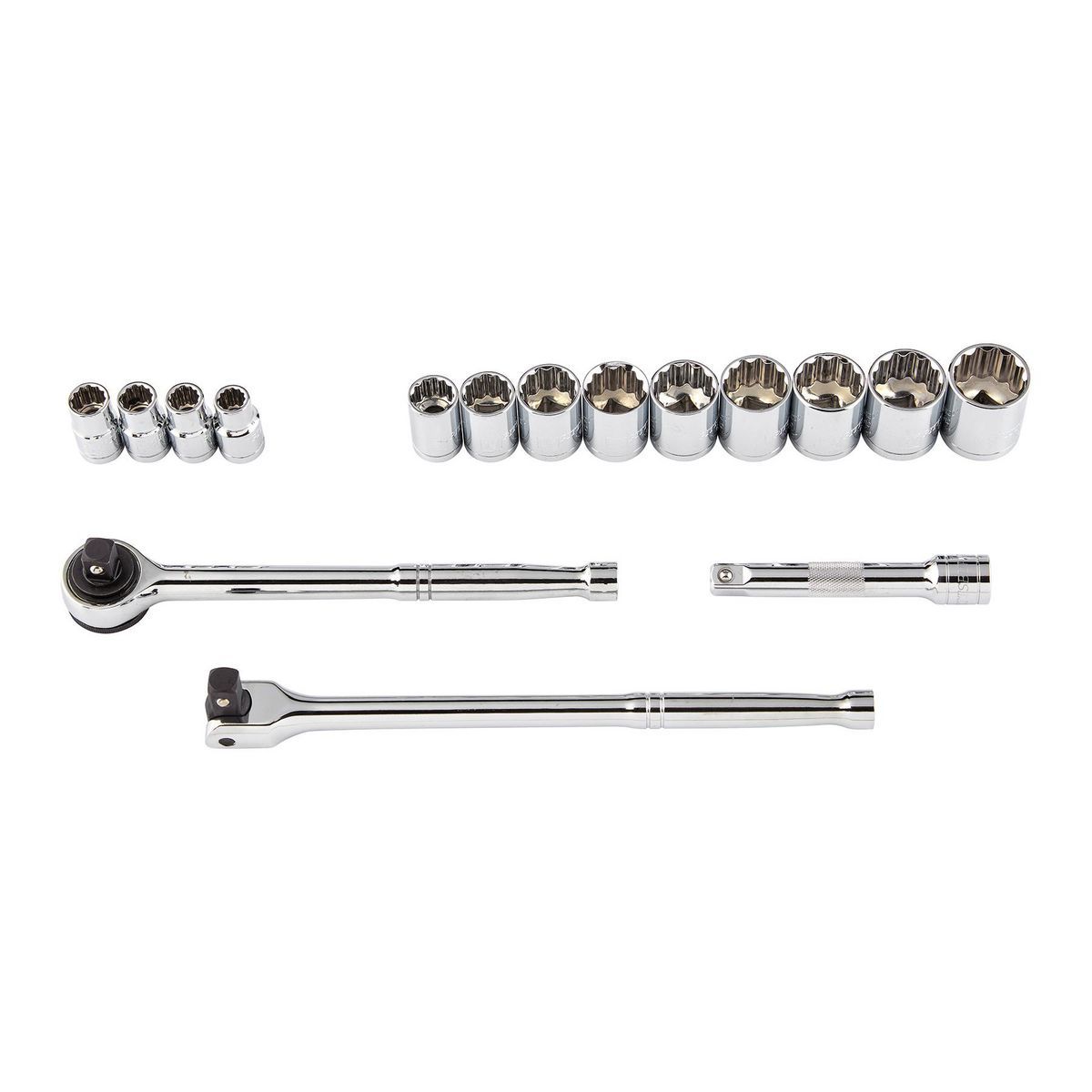 1/2 in. Drive Metric Socket Set, 16-Piece V699