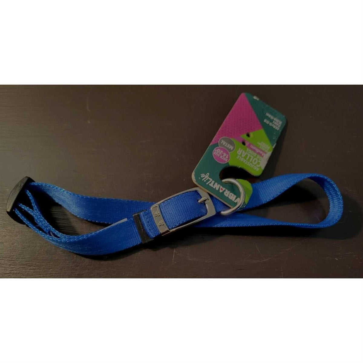Solid Dog Collar with Metal Buckle C535208