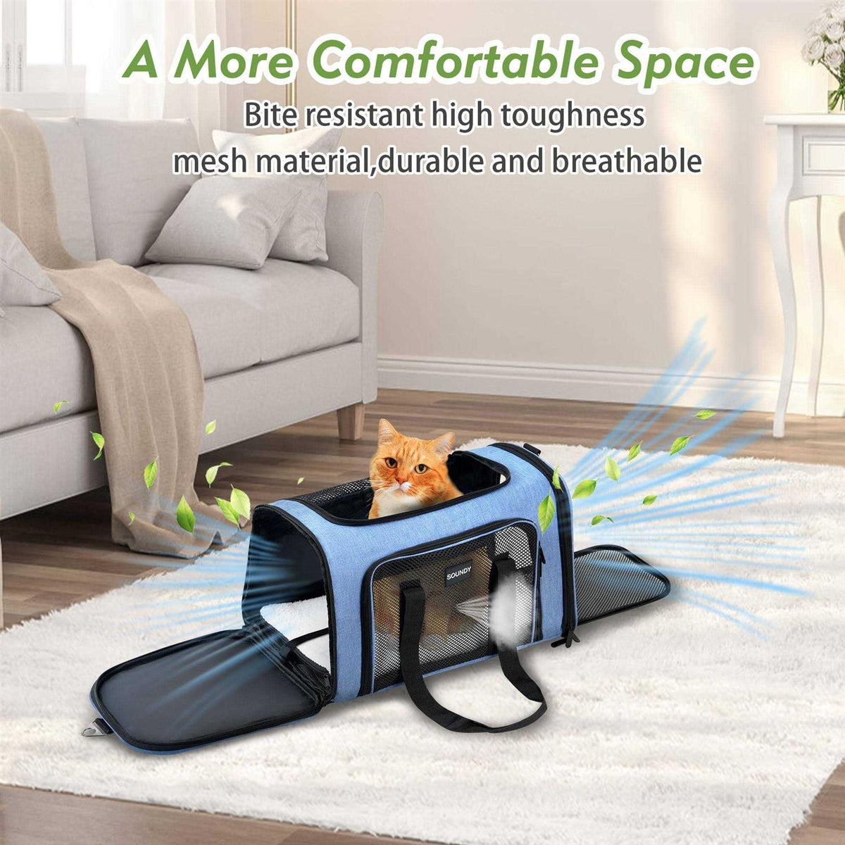 Soft Sided Collapsible Pet Carrier R200901