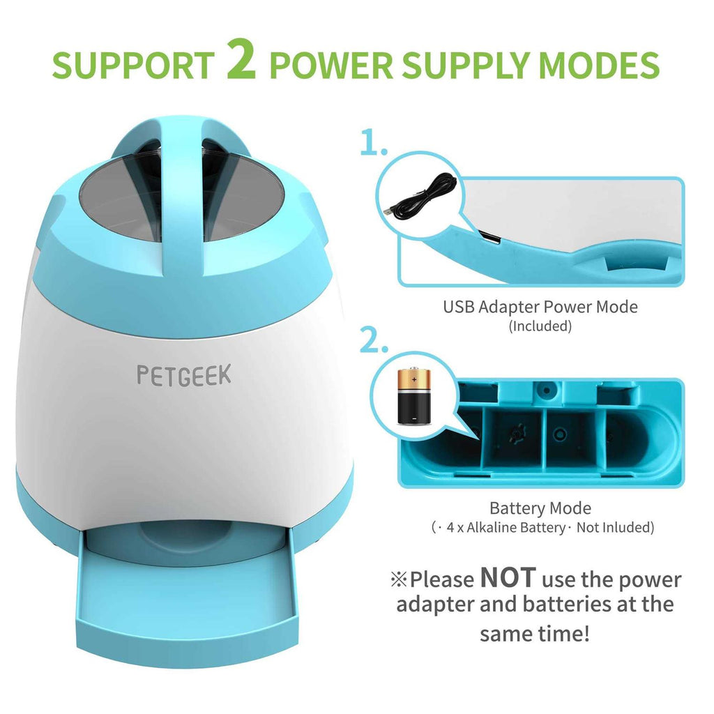 Automatic Pet Feeder Treat Dispenser Dog Toy S913