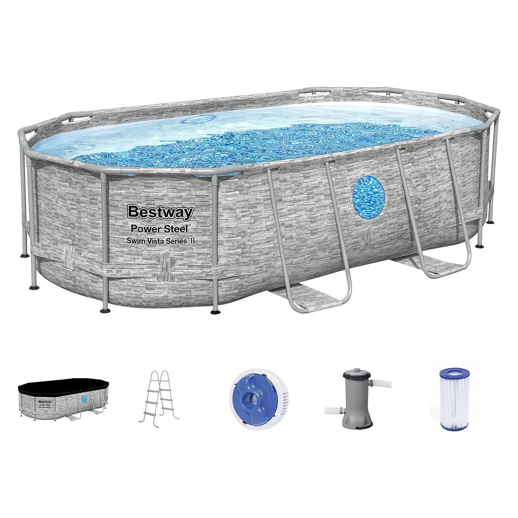 14' x 8'2 Above Ground Pool Set N20092