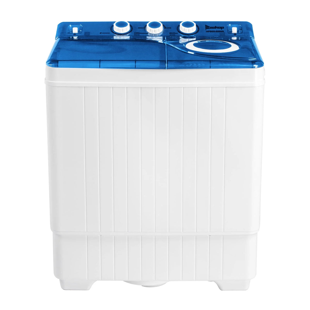 Portable 26lbs Compact Twin Tub Washing Machine White Black U532825