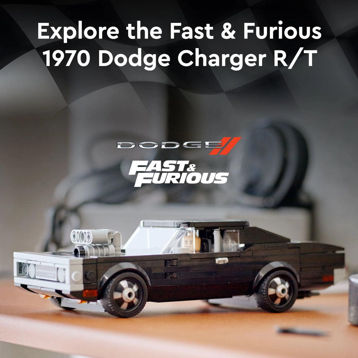 1970 Dodge Charger R/T Toy Car Model Kit D2863