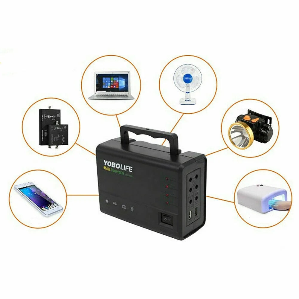 Portable Solar Panel Power Generator Kit M8554