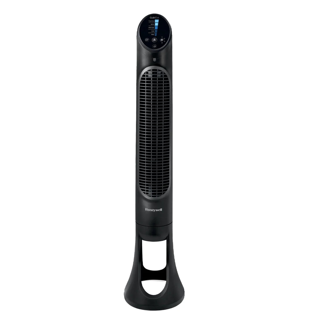 Black QuietSet Oscillating Electric Tower Fan X3847